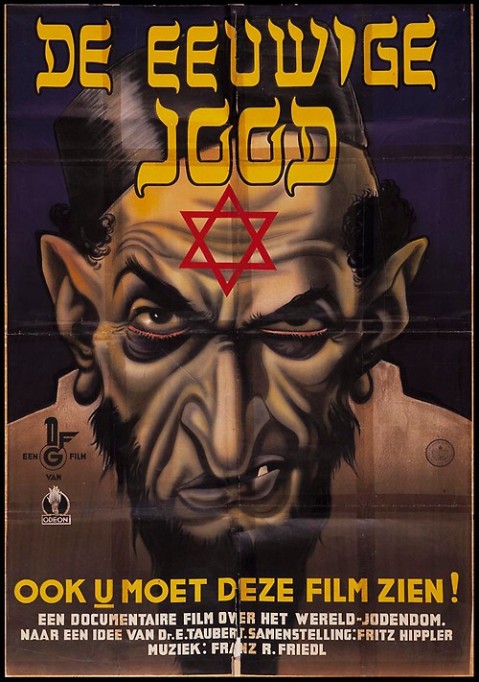 L'Ebreo Eternal  Un documentario sul mondo ebraico poster del film per i Paesi Bassi 1941